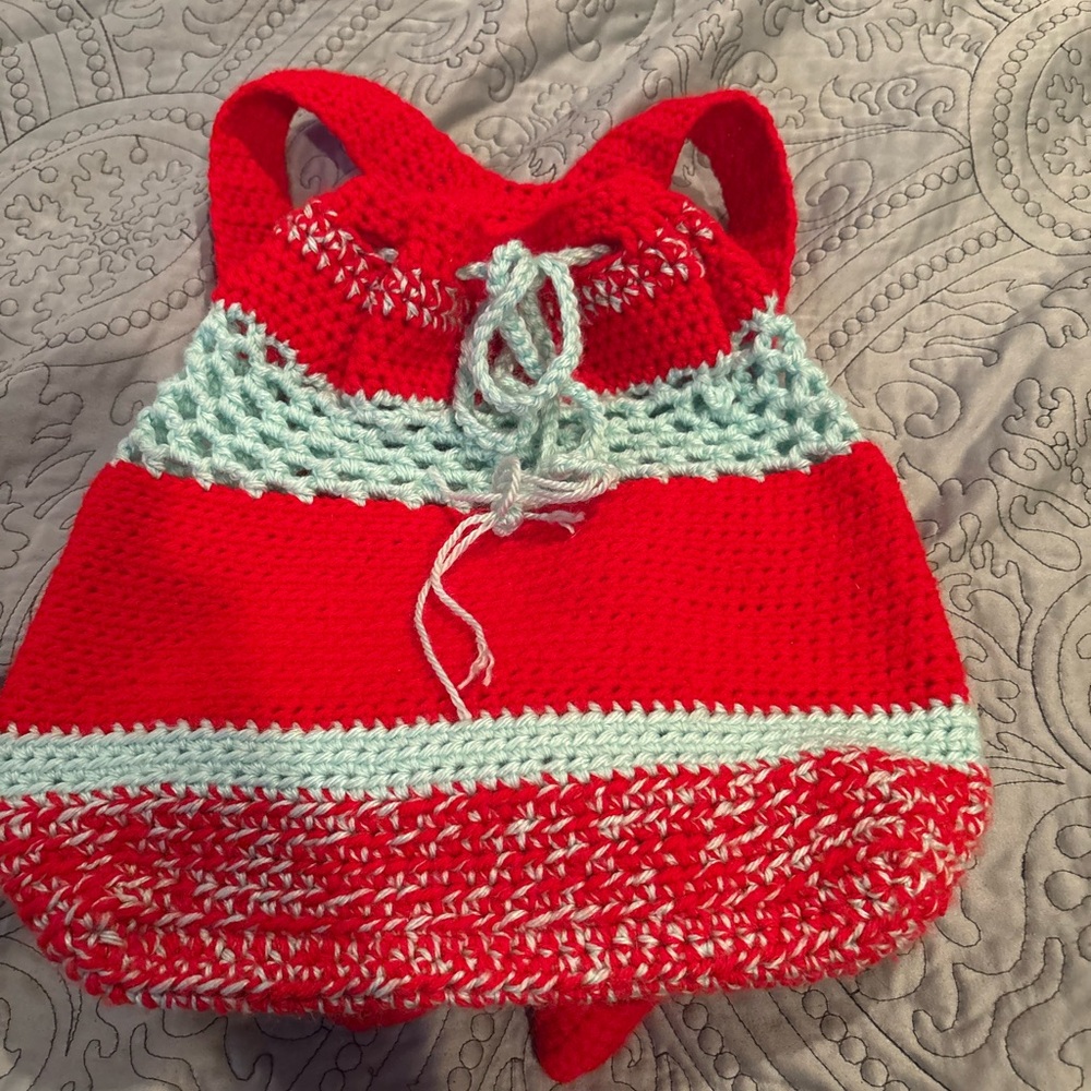 Crochet book bag
